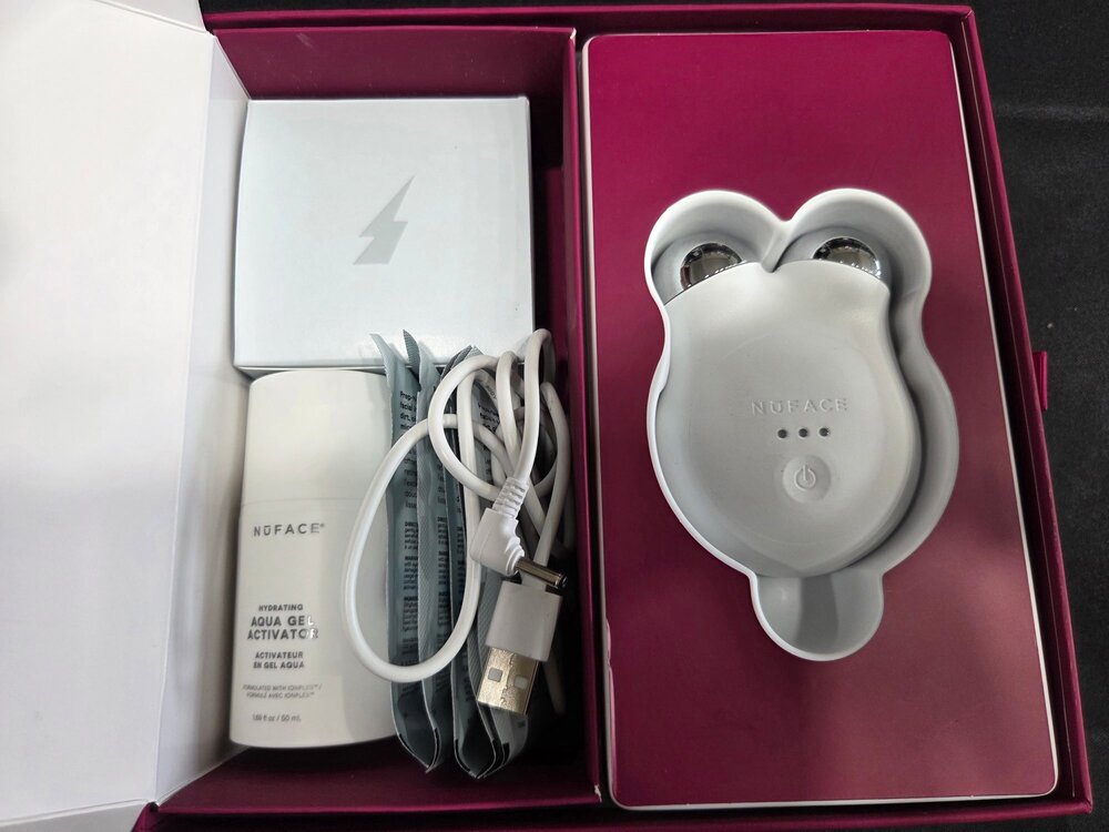 NuFace Mini+ Facial Toning Device Kit w/ Gel & Towelettes - Picture 2 of 3